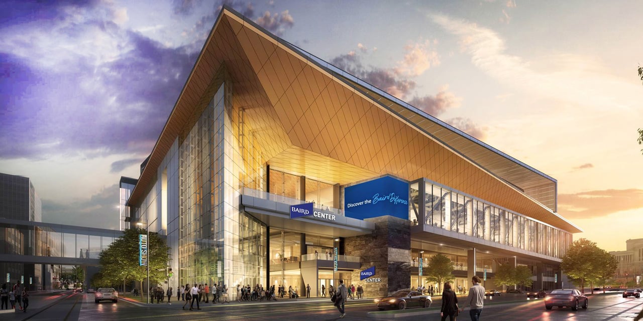 Baird Center building rending