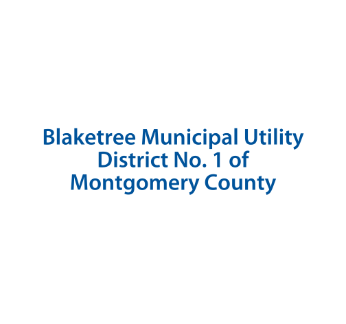 Blaketree Municipal Utility District No. 1 of Montgomery County