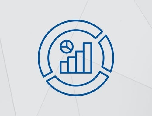 Icon of a generic bar graph and pie chart